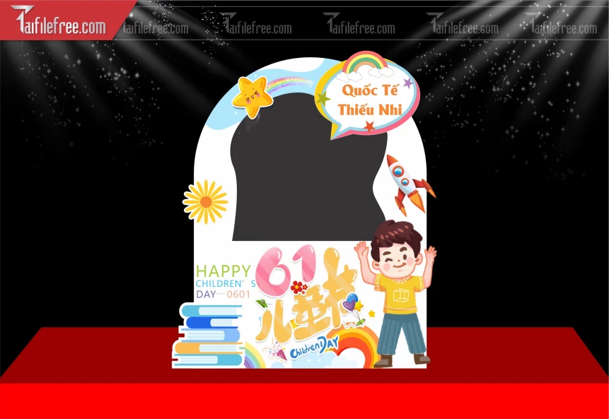 Mẫu Check In Chúc Mừng Ngày Quốc Tế Thiếu Nhi_TNV118