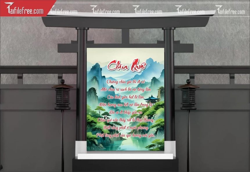 Tranh Phật Giáo Đẹp_TQ74