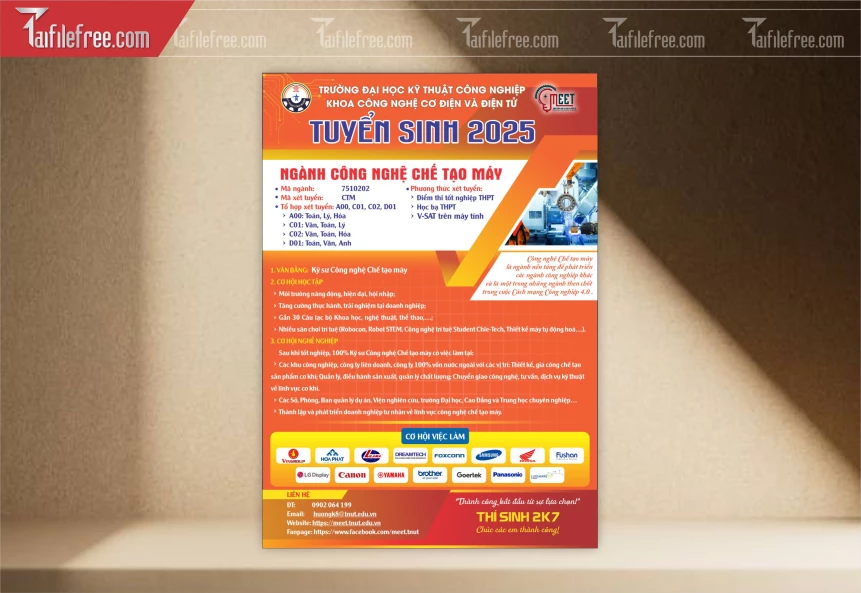 Tờ Rơi Tuyển Sinh Đại Học 2025_TR79