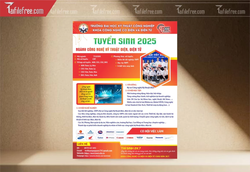 Tờ Rơi Tuyển Sinh Đại Học 2025_TR81