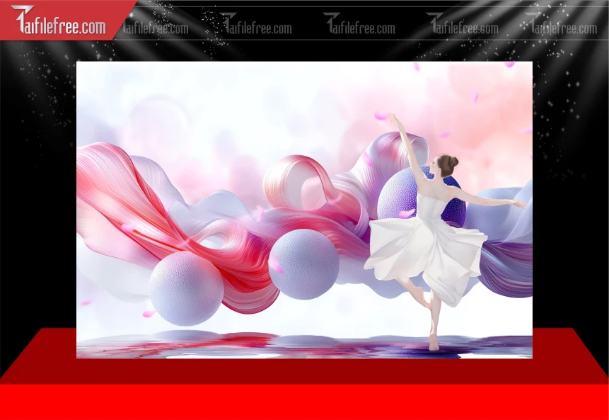 Mẫu Phông Nền Khiêu vũ Ấn Tượng_TT101