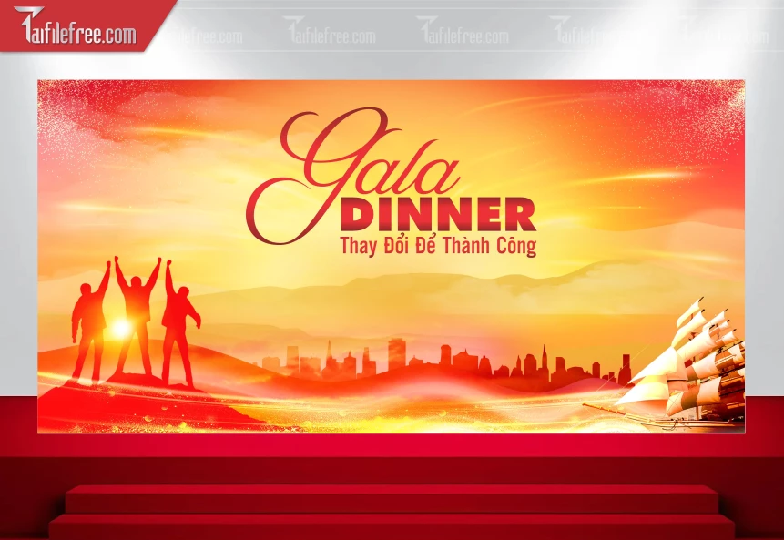 Backdrop Gala Dinner Đẹp  Và Chuyên Nghiệp_TT137