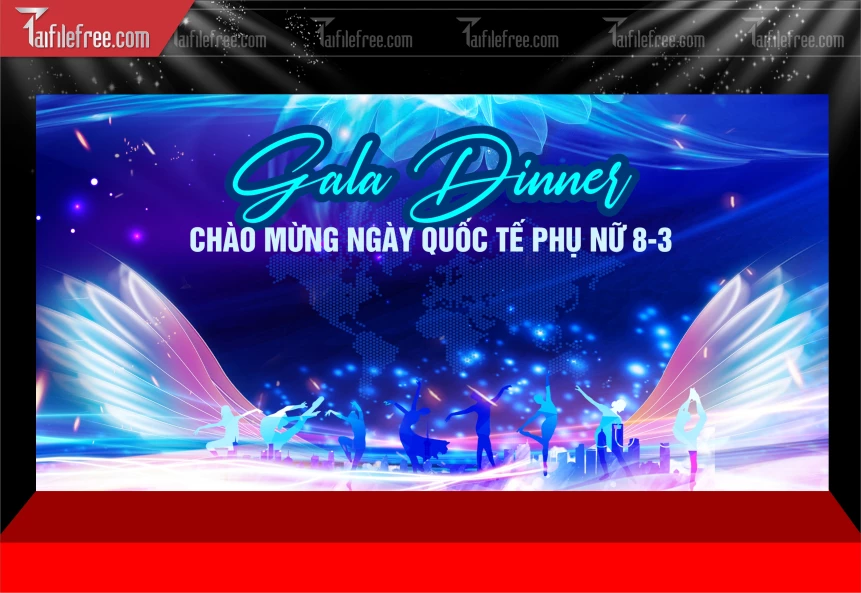 Backdrop Gala Dinner Chào Mừng Ngày 20/10_TT142