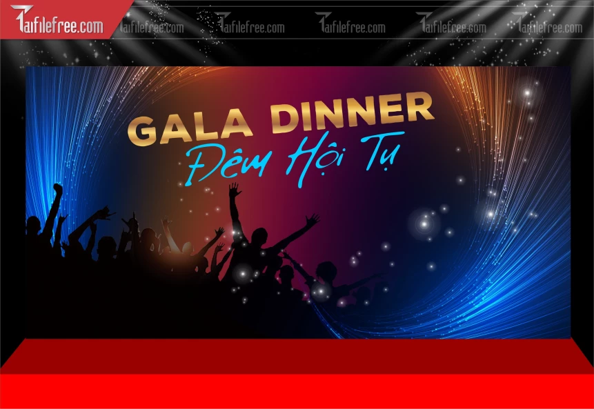 Backdrop Gala Dinner Đêm Hội Tụ 20/10_TT148
