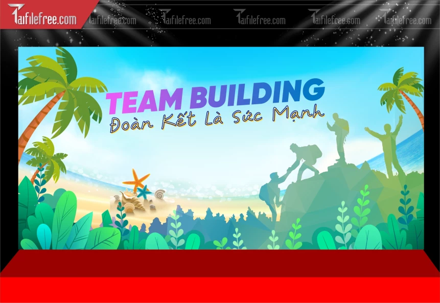 Backdrop Gala Dinner Đoàn Kết Là Sức Mạnh 20/10_TT149