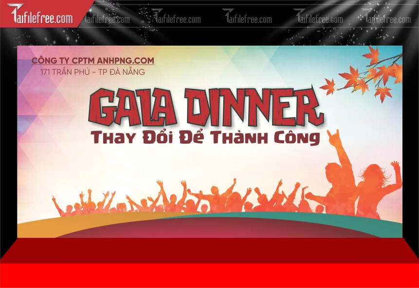 Backdrop Gala Dinner Thay Đổi Để Thành Công 20/10_TT150