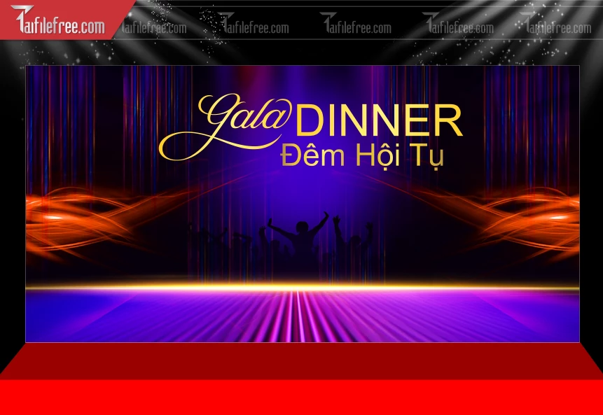 Backdrop Gala Dinner Đêm Hội Tụ_TT153