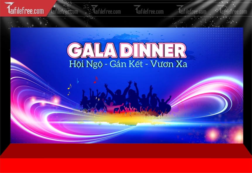 Backdrop Gala Dinner Hội Ngộ_TT154