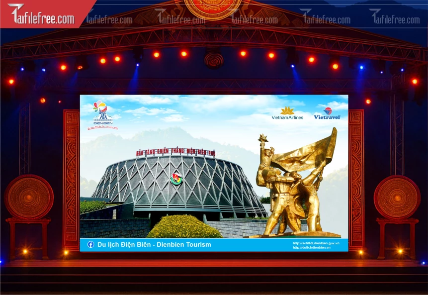 Phông Sân Khấu Lễ Hội Festival Điện Biên Năm 2025_TT168