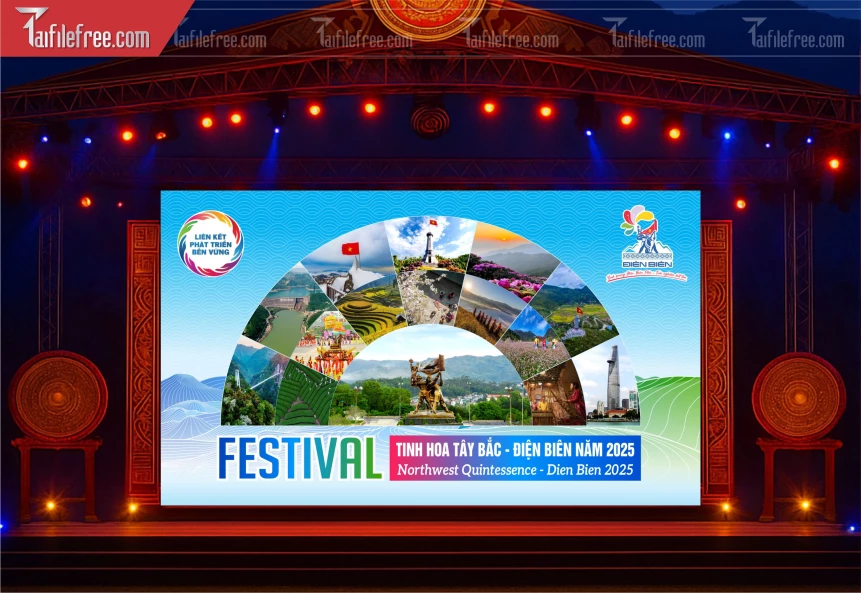 Phông Sân Khấu Lễ Hội Festival Điện Biên Năm 2025_TT170