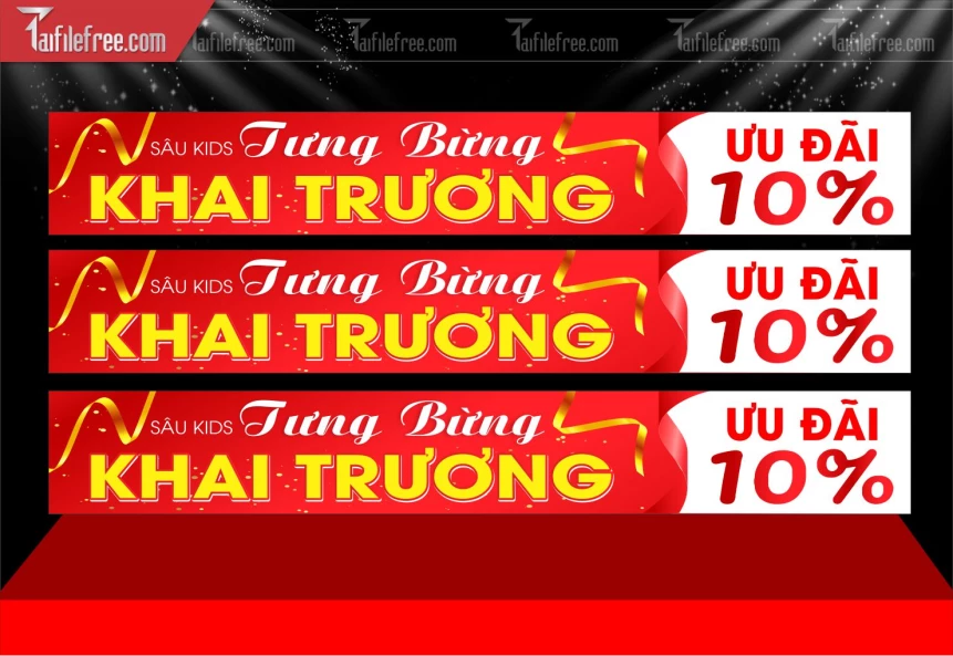 Mẫu Băng Rôn Tưng Bừng Khai Trương_TT190
