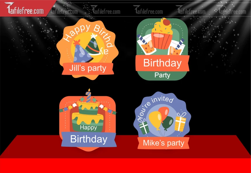 Mẫu Hashtag Trang Trí Sinh Nhật _TT196