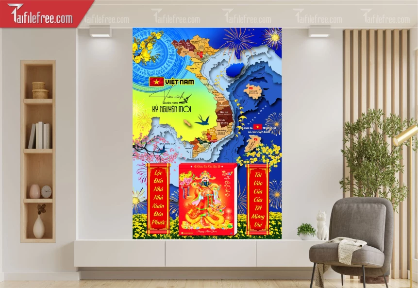 Mẫu Lịch Treo Tường Tết_TT209