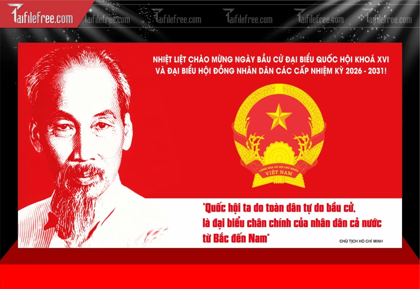 Mẫu Phông Nền Bầu Cử_TT209