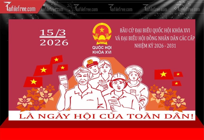 Mẫu Phông Nền Bầu Cử_TT210