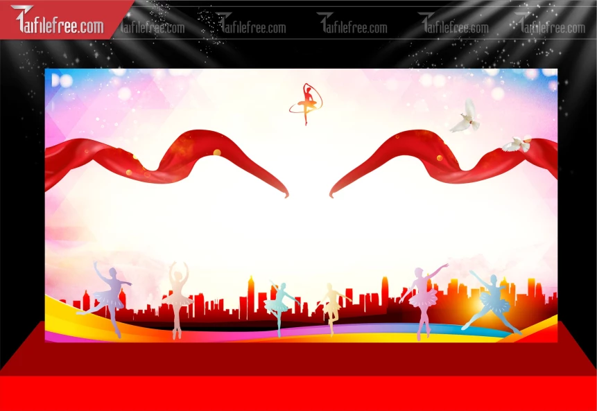 Mẫu Phông Nền  Khiêu Vũ Ấn Tượng_TT96
