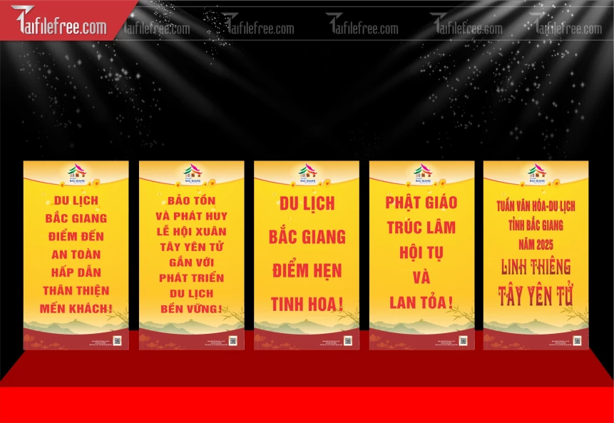 Mẫu Poster Du Lịch Bắc Giang _TTK184