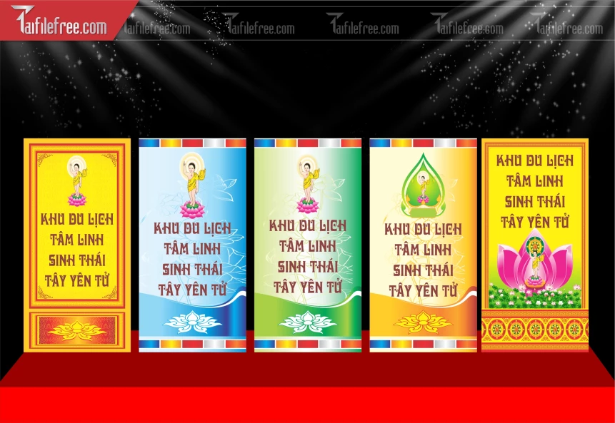 Mẫu Poster Du Lịch Tâm Linh _TTK187