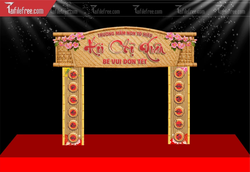 Mẫu Cổng Chào Hội Trại 26/3. _TTK198