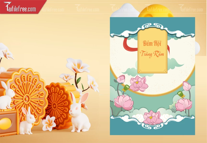 Mẫu Poster Trung Thu Đẹp Mắt Sáng Tạo_TTV333