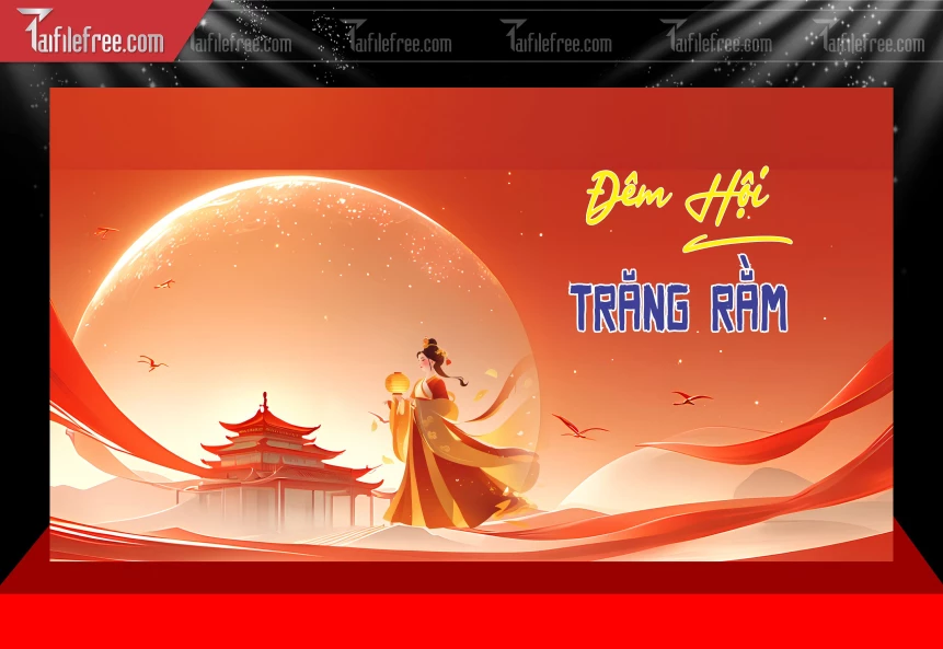 Mẫu Phông Nền Trung Thu Đẹp Mắt Sáng Tạo._TTV513