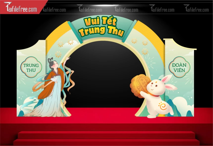 Mẫu Background Trung Thu Đẹp Mắt Sáng Tạo._TTV234