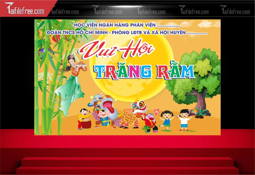 Mẫu Background Trung Thu Đẹp Mắt Sáng Tạo_TTV247