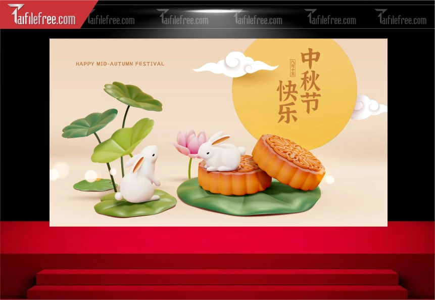 Mẫu Background Trung Thu Đẹp Mắt Sáng Tạo_TTV252