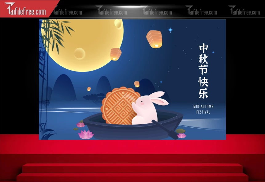 Mẫu Background Trung Thu Đẹp Mắt Sáng Tạo_TTV256