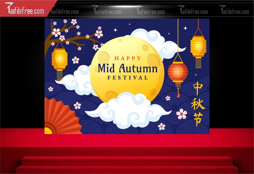 Mẫu Background Trung Thu Đẹp Mắt Sáng Tạo_TTV257