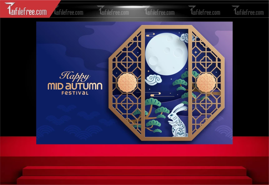 Mẫu Background Trung Thu Đẹp Mắt Sáng Tạo_TTV258