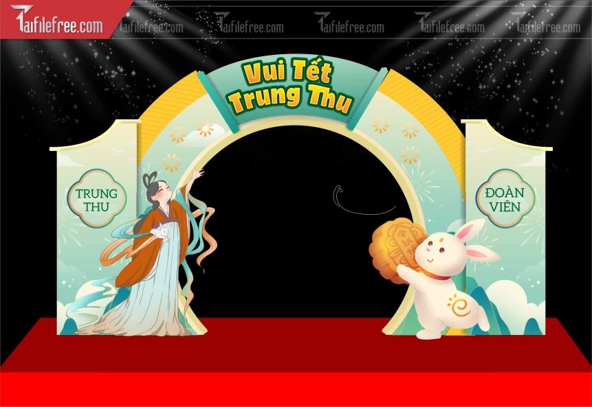 Mẫu Background Trung Thu Đẹp Mắt Sáng Tạo_TTV273