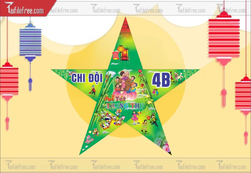 Mẫu Lồng Đèn Trung Thu Đẹp Mắt Sáng Tạo_TTV352