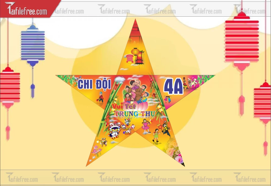 Mẫu Lồng Đèn Trung Thu Đẹp Mắt Sáng Tạo_TTV353