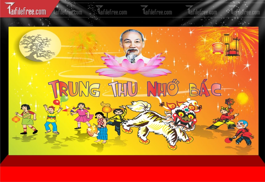 Mẫu Phông Nền Trung Thu Đẹp Mắt Sáng Tạo._TTV359