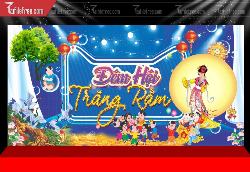 Mẫu Phông Nền Trung Thu Đẹp Mắt Sáng Tạo._TTV360