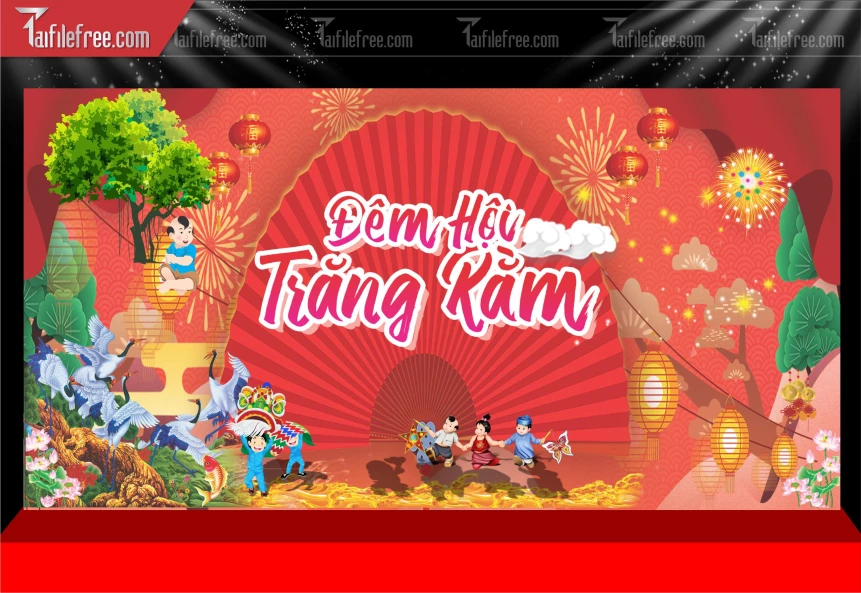 Mẫu Phông Nền Trung Thu Đẹp Mắt Sáng Tạo._TTV365