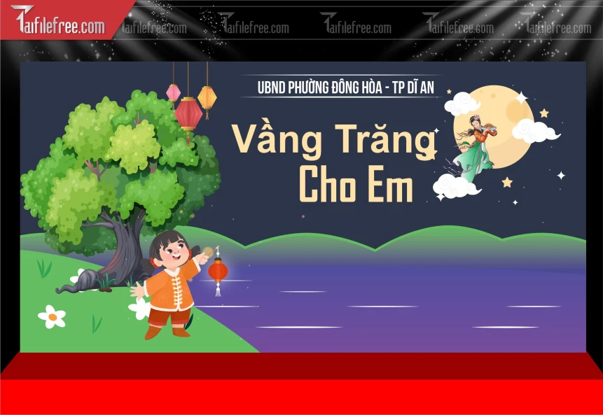 Mẫu Phông Nền Trung Thu Đẹp Mắt Sáng Tạo._TTV374