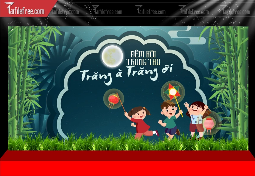 Mẫu Phông Nền Trung Thu Đẹp Mắt Sáng Tạo._TTV379