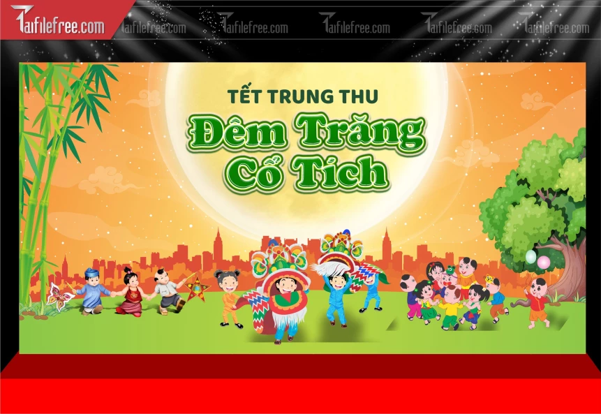 Mẫu Phông Nền Trung Thu Đẹp Mắt Sáng Tạo._TTV388