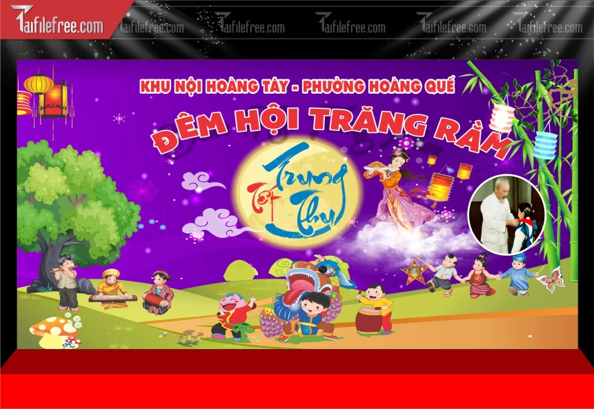 Mẫu Phông Nền Trung Thu Đẹp Mắt Sáng Tạo._TTV392