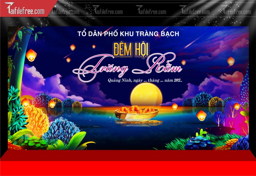 Mẫu Phông Nền Trung Thu Đẹp Mắt Sáng Tạo._TTV394