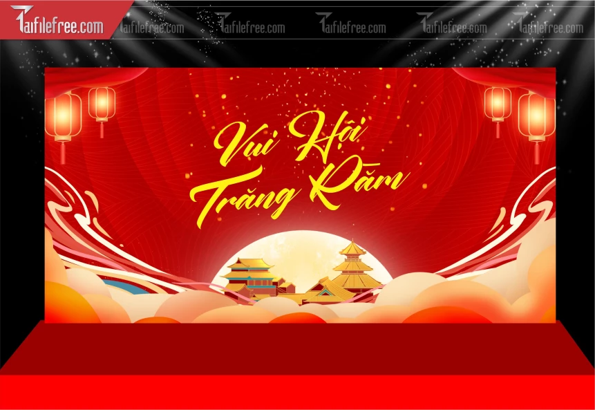 Mẫu Phông Nền Trung Thu Đẹp Mắt Sáng Tạo._TTV456