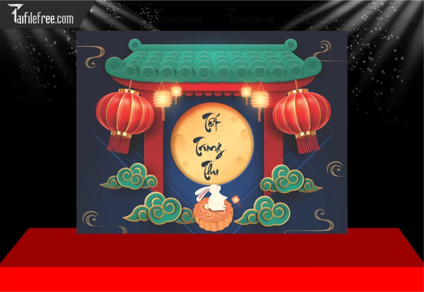 Mẫu Phông Nền Trung Thu Đẹp Mắt Sáng Tạo._TTV461
