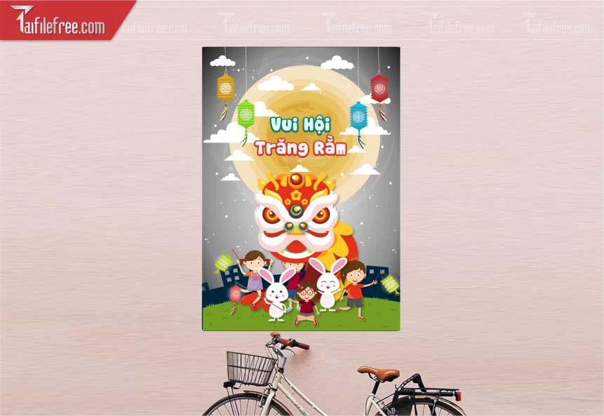 Mẫu Poster Trung Thu Đẹp Mắt Sáng Tạo._TTV466