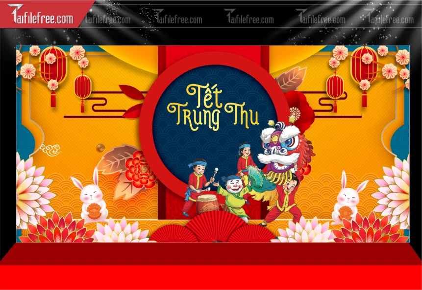 Mẫu Phông Nền Trung Thu Đẹp Mắt Sáng Tạo._TTV473