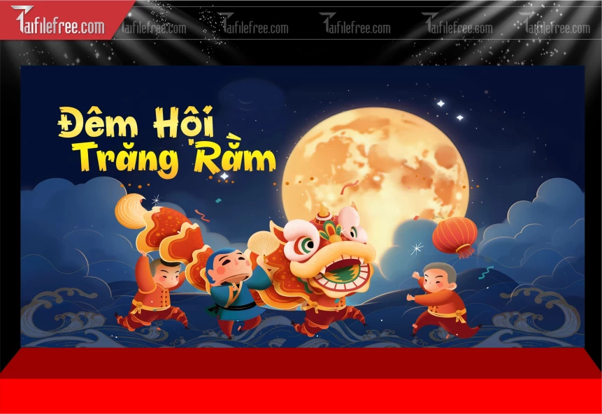Mẫu Phông Nền Trung Thu Đẹp Mắt Sáng Tạo._TTV490