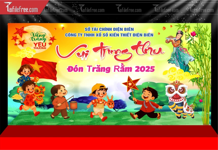Mẫu Phông Nền Trung Thu Đẹp Mắt Sáng Tạo._TTV491