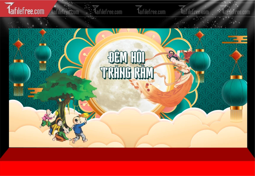 Mẫu Phông Nền Trung Thu Đẹp Mắt Sáng Tạo._TTV495