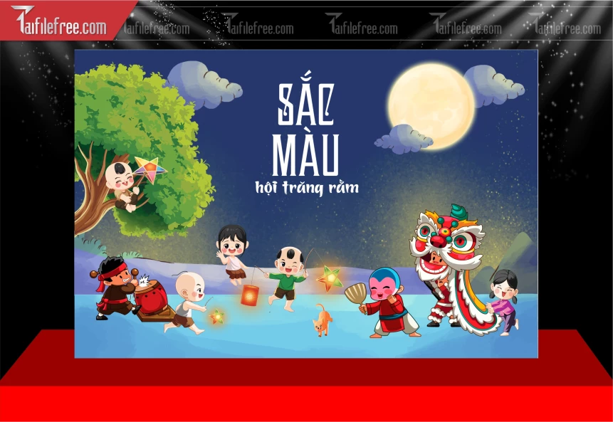 Mẫu Phông Nền Trung Thu Đẹp Mắt Sáng Tạo._TTV500